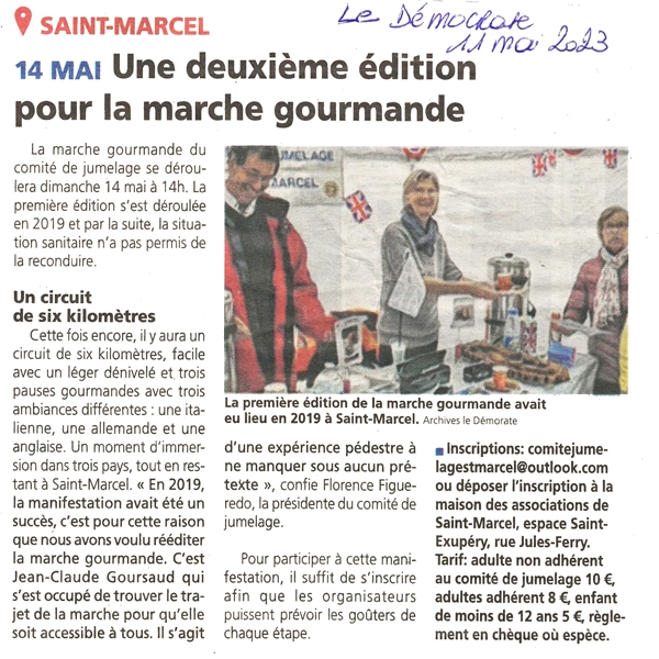 Une deuxième édition pour la marche gourmande